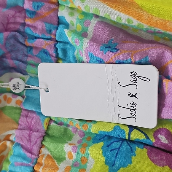 Sadie & Sage Mimosa Shoulder Tie Maxi Dress XS - Picture 12 of 12